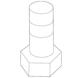 986214 Volvo Genuine Six Point Socket Screw M6x16