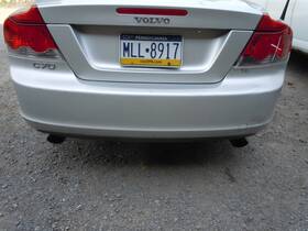 Volvo Bcr-1115b 2006-2009 C70 Rear Bumper Cover Without Park Assist 426