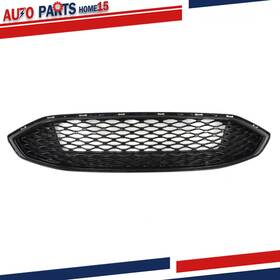 Aps769124 Wflnhb Fit For Ford Fusion 2017-2018 Front Grill Honeycomb Trim Gloss Black Grille