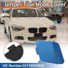 No.51118053828 X Autohaux 51118053828 Front Car Bumper Tow Hook Cover For Bmw Estoril Blue Metallic