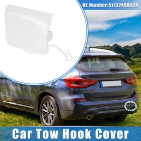 51127498525 X Autohaux Vehicle Tow Hook Eye Hole Cover Cap For Bmw X3 G08 2018-2020 White Rear Right