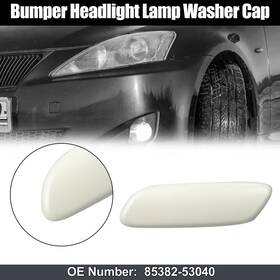 85382-53040 X Autohaux Left Headlight Washer Nozzle Cover For Lexus Is250 Is300 06-08 White
