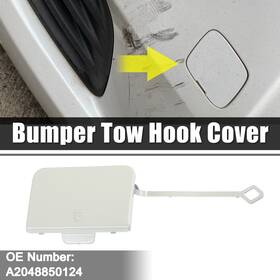 A2048850124 X Autohaux Pack Of 1 For Mercedes-benz C350 08-11 Front Right Bumper Tow Eye Hook Cover Cap