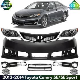 Xtreme Types Wholesale 14505489 Front Bumper Cover Fascia And Head Light Assembly For 2012-2014 Toyota Camry