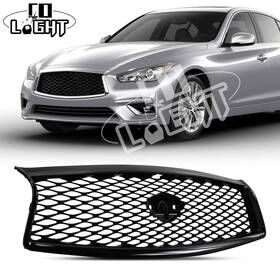 Yfnd-zw-q50-2014-2017-1pc Ylt Auto Front Bumper Cover Upper Grill Replacement For 2014-2017 Infiniti Q50 Grille