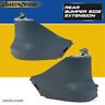 Ylw00004 Yellowspeed Pair Rear Bumper Face Bar Side Extension Fit For
