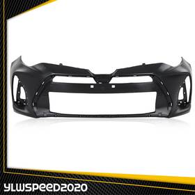 V-02bum2006abkf Ylwspeed20 Front Bumper Cover Fascia Primered Fit For 2017-19 Toyota Corolla Se Xse Sedan
