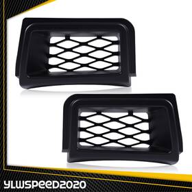V-02bup4501bbk Ylwspeed20 Front Bumper Air Duct Grille Insert Cover Fit For Chevrolet Silverado 1500 03-07