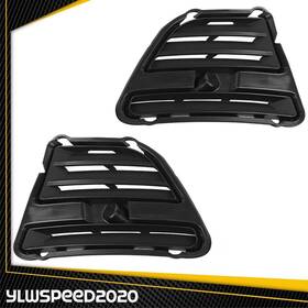 V-02flc1255abk Ylwspeed20 Fog Light Cover Set Fit For 2013 - 14 Ford Mustang Base/gt/boss Driver&passenger