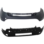 Front Set Of Bumpers W/ Foglamp Park Assist Hole 11-15 Ford Explorer Limited. Fixed Price $330.70.