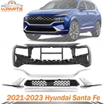 New Front Bumper Cover Primed & Grille Assembly For 2021-2023 Hyundai Santa Fe. Fixed Price $755.00.