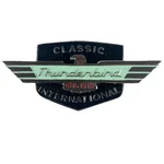 1955-57 Ctci Classic Thunderbird Club International Grill Badge Ford Excellent. Fixed Price $49.99.