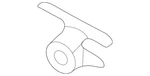 Genuine Mercedes-benz Bumper Cover Spacer Panel Bracket 167-885-44-07-64. Fixed Price $17.55.