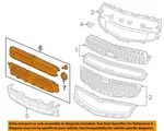 Gm Oem 2013 Malibu Front Bumper Grille Components-shutter 23183782. Fixed Price $495.38.