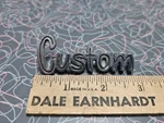 1957 1958 Plymouth Savoy Station Wagon "custom" Emblem / Nameplate Badge 1686259. Fixed Price $22.00.