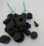 1966-67 Satellite Coronet Gtx Bumper Rubber Stopper Kit W Stud B-body Mopar. Fixed Price $38.93.