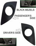 Pair Fog Light Bezels Covers Fits For 2014 15 16 Corolla Le Eco Matte Black. Fixed Price $19.95.