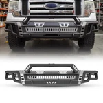 Black Steel Front Bumper 2009-2014 Ford F150 Off-road W/winch Plate Set. Fixed Price $503.71.