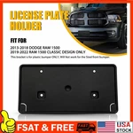 For 2013-2018 Dodge 1500 Front License Tag Plate Frame Bracket Holder. Fixed Price $18.99.