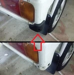 Genuine Honda Acty Truck HA3 HA4 Rear Bumper Guard Protector Rubber Rh Lh Set. Fixed Price $58.50.
