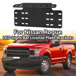 Fits Nissan Rogue Front Bumper License Plate Bracket Light Bar Work Led. Fixed Price $21.86.
