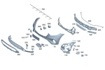 Genuine Mercedes-benz Basic Carrier Bumper 254-885-05-01. Fixed Price $120.68.