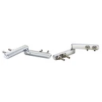 Speedway Pair Of Chrome Plated Trunk Deck Lid Hinges Set, 5.5" L, 1.19". Fixed Price $67.99.