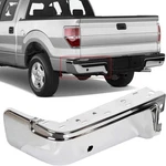 09-14 F150 Lincoln Mark Lt Chrome Rear Bumper End Cap Left Driver W/ Sensor Hole. Fixed Price $93.99.