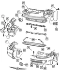 Genuine Mopar Bumper End Cap 4805708AB. Fixed Price $20.49.