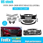 New Complete Front Bumper Set W/ Fog Lamp Fits 19-20 Hyundai Elantra Korea Built. Fixed Price $306.47.