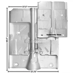 Dynacorn 1636WT 1962-67 Nova Complete Floor Pan, Shift Auto. Fixed Price $624.99.