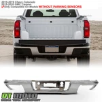 2015-2019 Chevy Colorado Gmc Canyon W/o Sensor Chrome Rear Step Bumper Face Bar. Fixed Price $198.99.