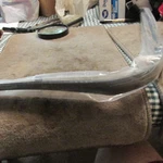 Nos 1975 1976 1977 Ford Granada Center Rear Bumper Horizontal Pad D7DZ-17C830-C. Fixed Price $124.99.