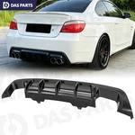 Rear Bumper Diffuser Lip Spoiler For 2004-10 Bmw 5 Series E60 M-tech Gloss Black. Fixed Price $179.95.