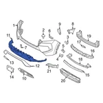 For Nissan Rogue 2024-2026 620266RZ0A Front Lower Bumper Cover. Fixed Price $249.15.