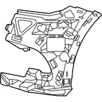 Genuine Mercedes-benz Oe Basic Carrier, Bumper 294-885-05-00. Fixed Price $76.18.