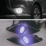 Led Drl Fog Lights Halo Angel Eye Ring For Mitsubishi Outlander & Phev 2016-2020. Fixed Price $104.50.