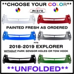 New Front Bumper 2018-2019 Ford Explorer *choose Your Color* FO1014129. Fixed Price $626.97.