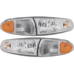 Left & Right Headlight Fits Buick Century 1997-2005 Halogen W/ Corner Bulb. Fixed Price $141.53.