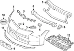 Genuine Nissan Bumper Cover Bracket 62228-6GP0A. Fixed Price $12.25.