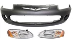 Sebring 01-03 Front Bumper Cover 3-PC Kit Sedan With Headlights. Fixed Price $510.95.