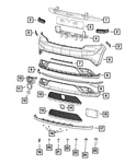 Genuine Mopar Front Upper Fascia 6PP35TZZAB. Fixed Price $1257.33.