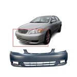 Bumper Cover For 2003-2004 Toyota Corolla Sedan W Fog Light Holes Front Primed. Fixed Price $130.36.