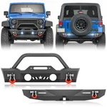 Front /rear Bumper For 2007-2018 Jeep Wrangler Jku Unlimited W/ Led Lights. Fixed Price $146.60.
