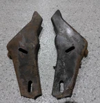 65 Pontiac Catalina Bonneville Rear Bumper Brackets--gm #9778477/478-SURVIVORS. Fixed Price $49.95.