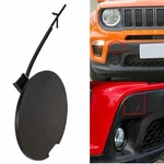 Black Front Bumper Tow Hook Eye Cap Cover For Jeep Renegade 2015-2020 5XB38LXHAA. Fixed Price $11.41.