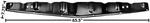 1969-72 Chevrolet Pickup Bumper Filler New. Fixed Price $94.00.