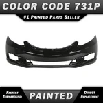 New Painted *NH731P Black* Front Bumper Cover For 2013-2015 Honda Civic Sedan. Fixed Price $380.99.