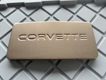 1984 - 1990 C4 Corvette Front License Plate Cover Filler Panel Gm 14049269 Gold. Fixed Price $104.49.