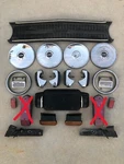 Fiat 124 Grill Bumper Guards Lights Hub Cabs Familiare Wagon Berlina Special Lot. Fixed Price $124.00.